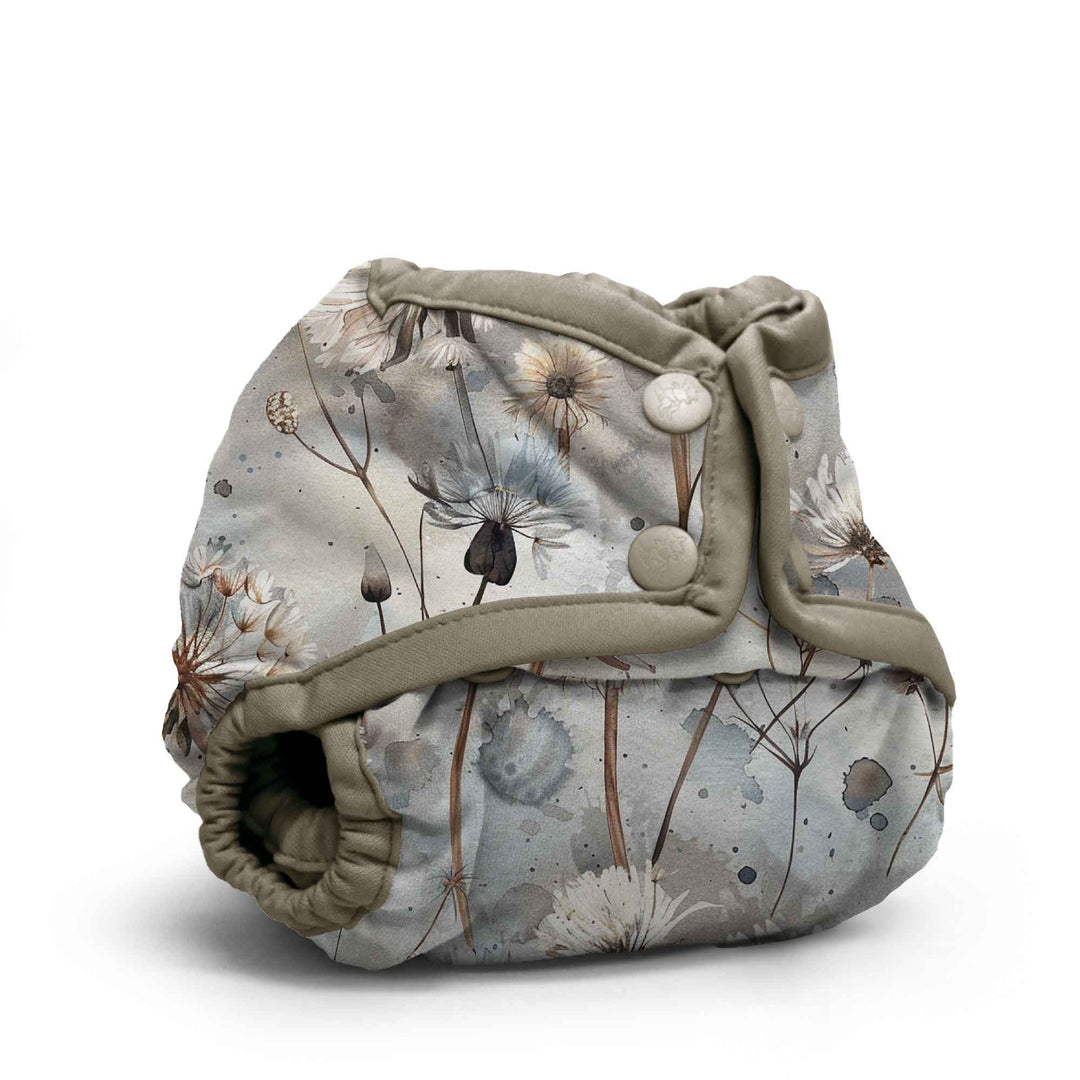 Wishwood Dandelion Print Collection Newborn Cloth Diaper Cover by Kanga Care