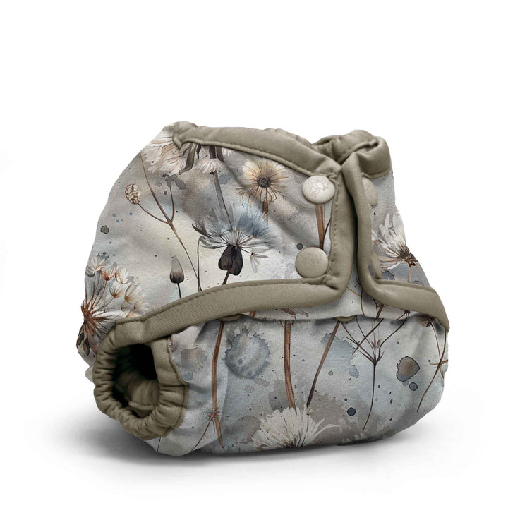 Wishwood Dandelion Print Collection Newborn Cloth Diaper Cover by Kanga Care