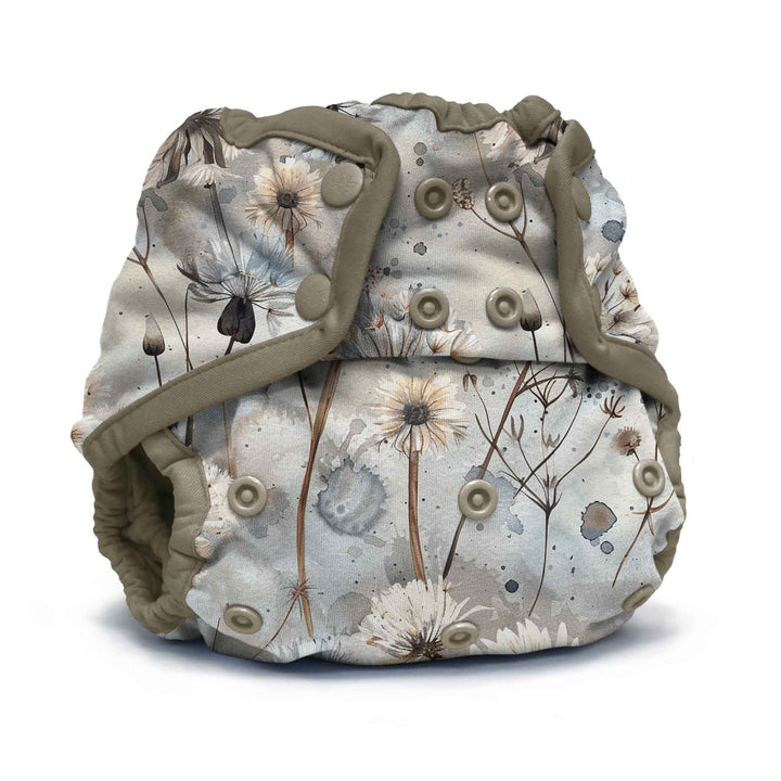 Wishwood Dandelion Print Collection One Size Cloth Diaper Cover by Kanga Care