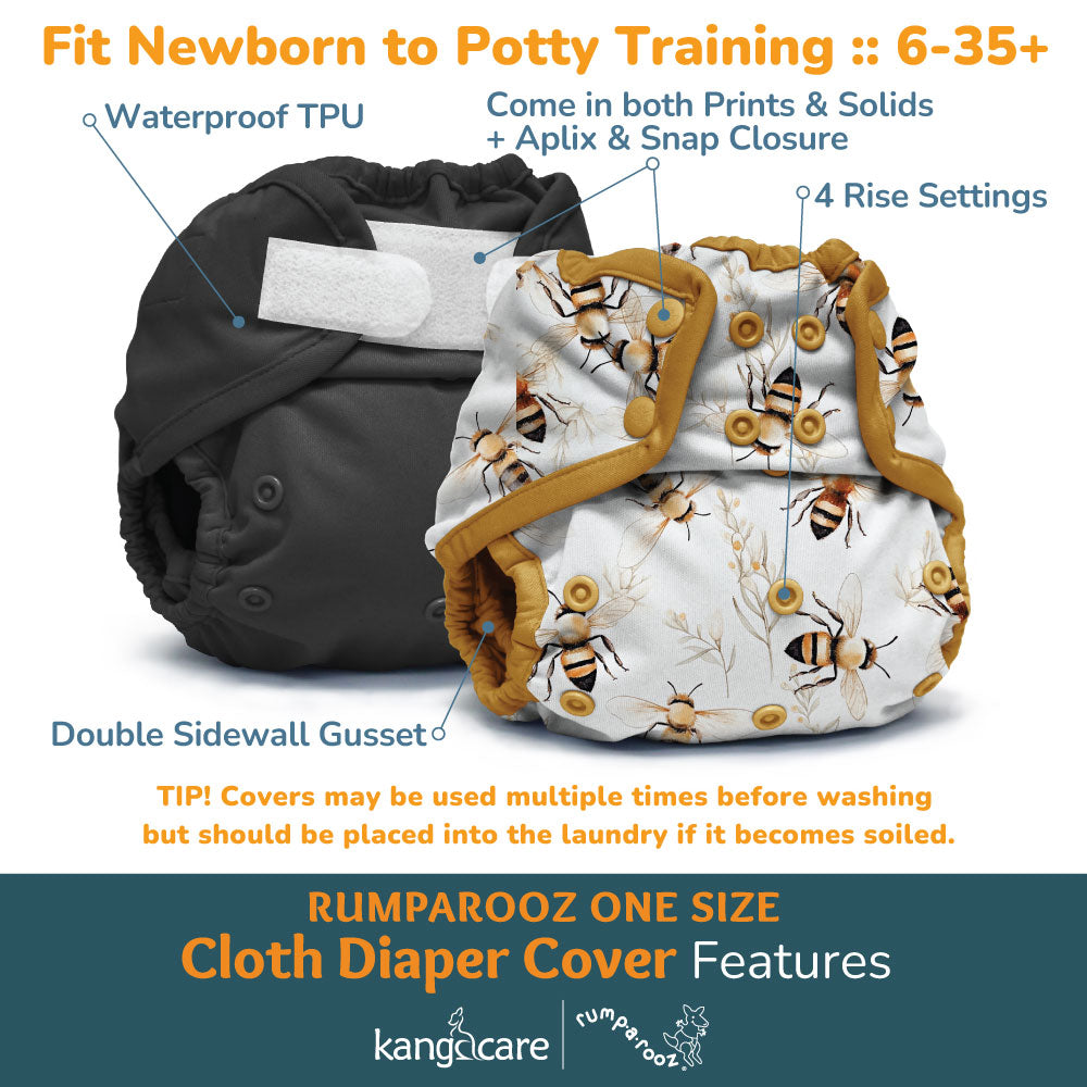 Kanga Care Rumparooz One Size Cloth Diaper Cover Features