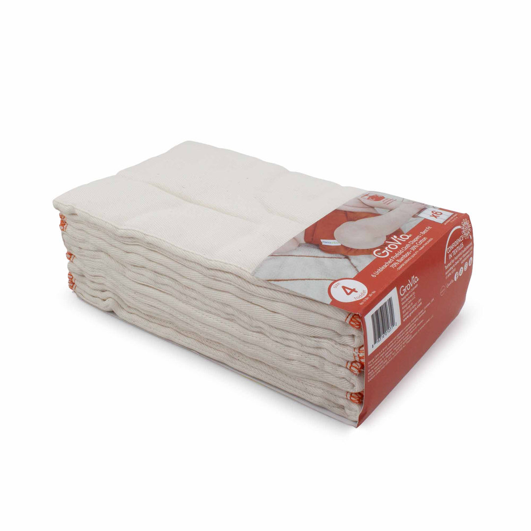GroVia Bamboo Prefold Cloth Diapers