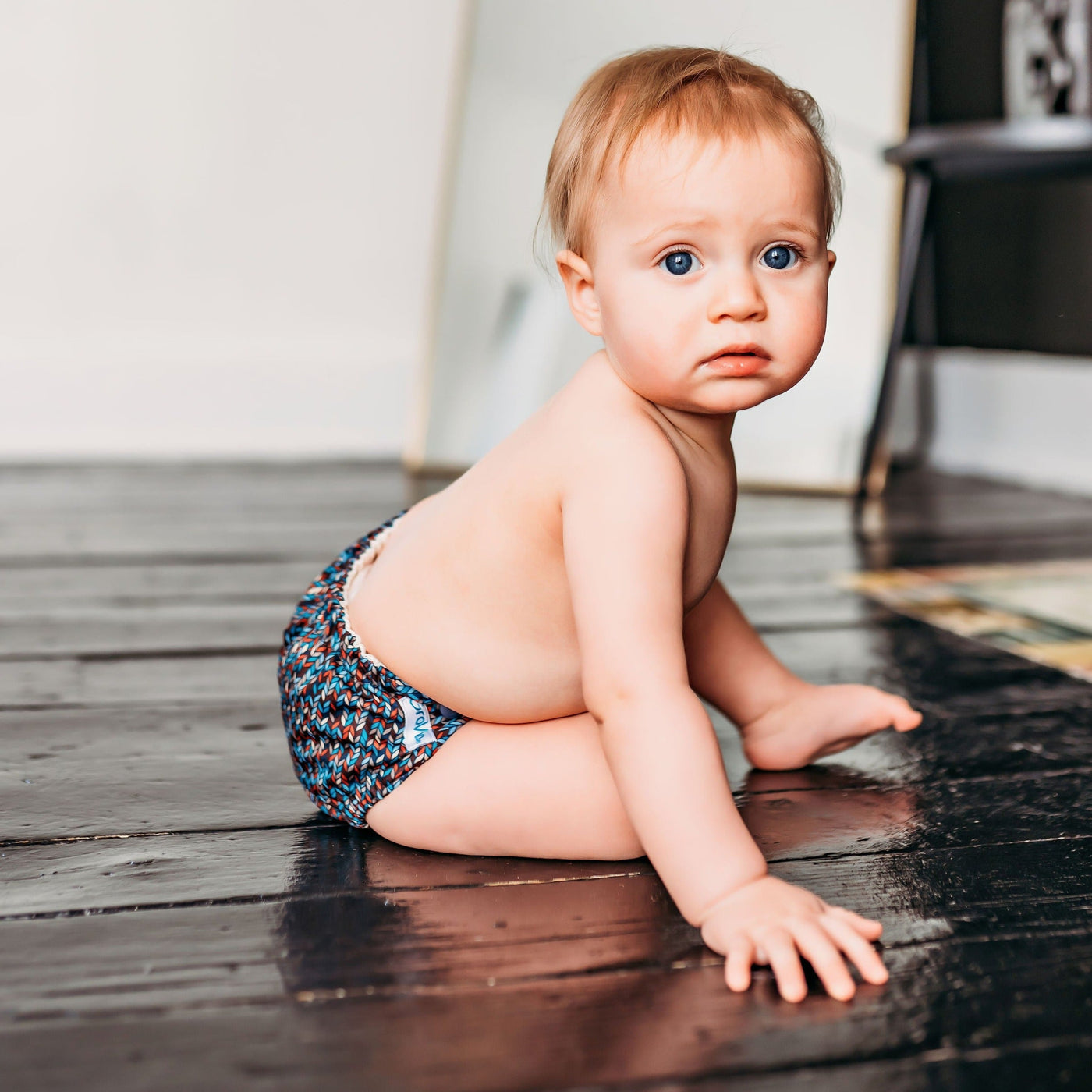 Shell Diaper Hybrid Cloth Diaper - Dark Navy Blue | GroVia