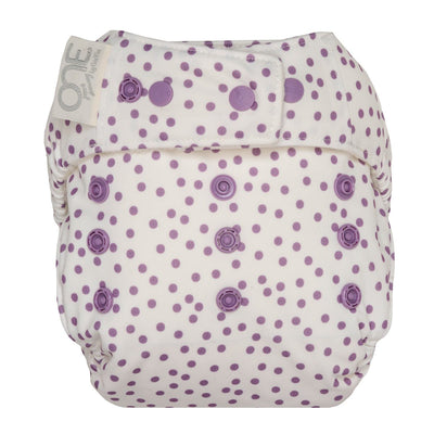 O.N.E. O.N.E. Cloth Diaper- Violet Dot