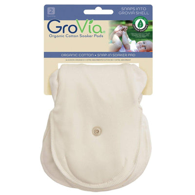 Absorbency Organic Cotton Soaker Pad: 2-Pack