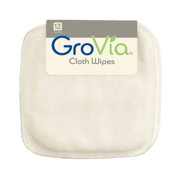 GroVia Reusable Cloth Wipes :: White