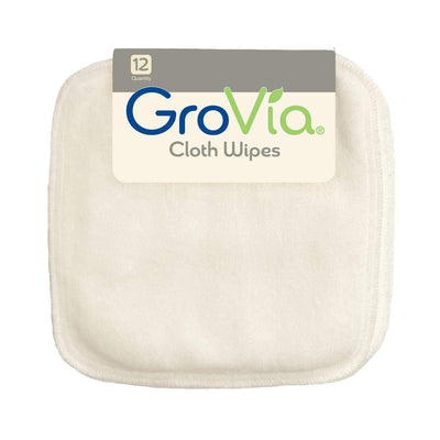 Accessories Reusable Cloth Wipes- White