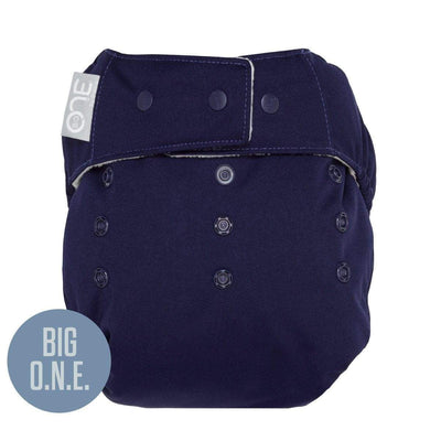 Big O.N.E. Cloth Diaper - Arctic- Dark Navy Diaper for Toddlers