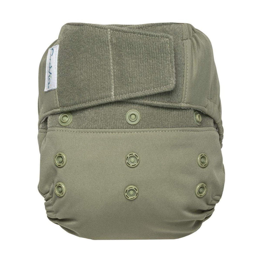 Hybrid Hook & Loop Hybrid Diaper Shell - Fern