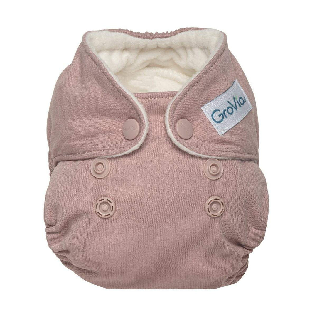 Newborn All In One Cloth Diapers - Opal Pink | GroVia